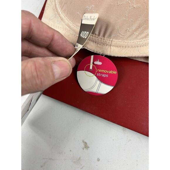 Delta Burke Underwire Lined‎ Full Coverage Bra Size 40DD #2827-49 - Picture 4 of 8
